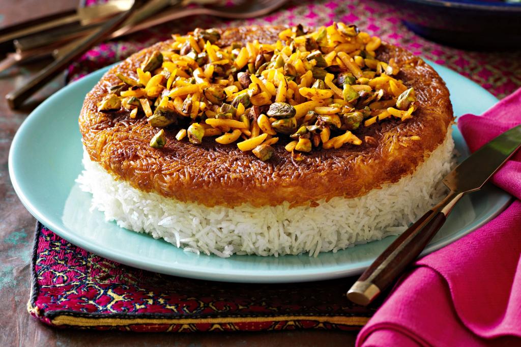 ته چین مرغ مجلسی