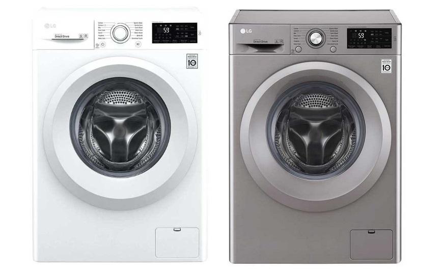 ماشين لباسشويي ال جي مدل WM-721N با ظرفيت 7 کيلوگرم LG WM-721N Washing Machine - 7 kg