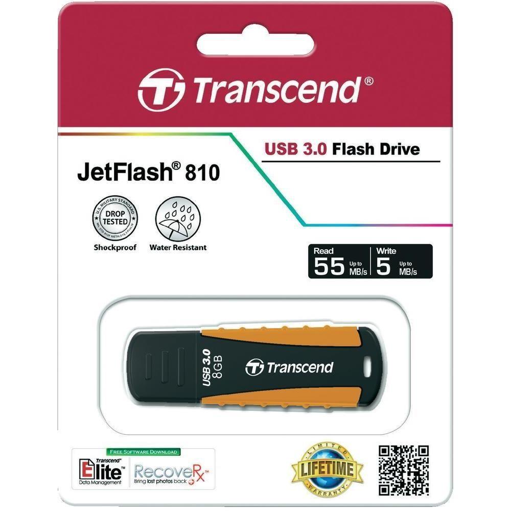 فلش مموري ترنسند مدل JetFlash 810 ظرفيت 64 گيگابايت