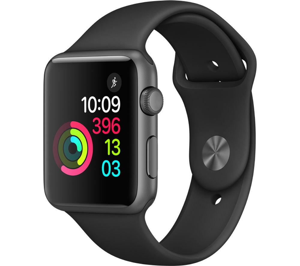 ساعت هوشمند اپل واچ 3 مدل 38mm Space Gray Aluminum Case with Gray Sport Band