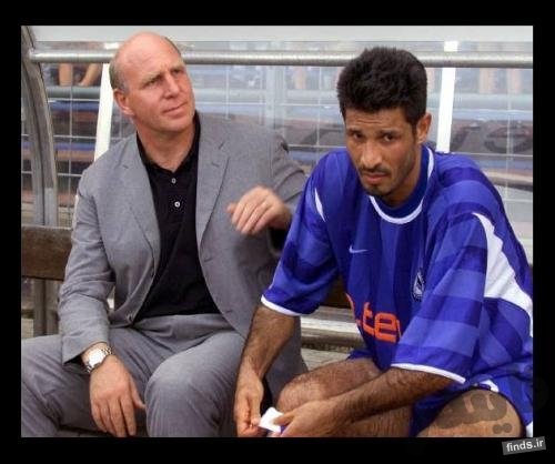 علی دایی در بارسلونا