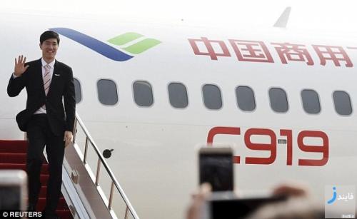 عکس های از اولین هواپیمای بزرگ مسافربری چین + رقیب بوئینگ و ایرباس