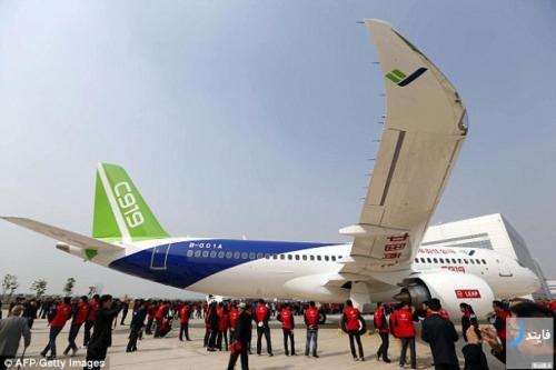 عکس های از اولین هواپیمای بزرگ مسافربری چین + رقیب بوئینگ و ایرباس