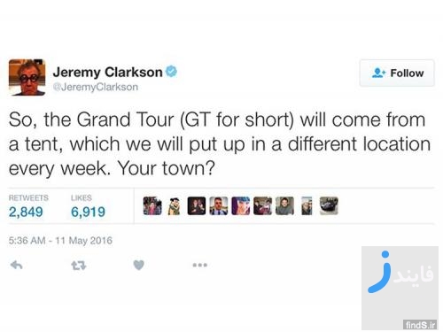 برنامه جدید جرمی کلارکسون و تیم سابق تخت گاز با نام the Grand Tour وارد بازار می شود