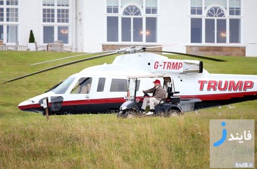 عکس های هلیکوپتر و جت شخصی میلیاردر آمریکایی دونالد ترامپ