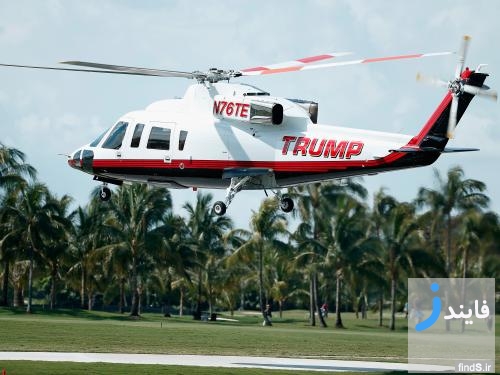 عکس های هلیکوپتر و جت شخصی میلیاردر آمریکایی دونالد ترامپ