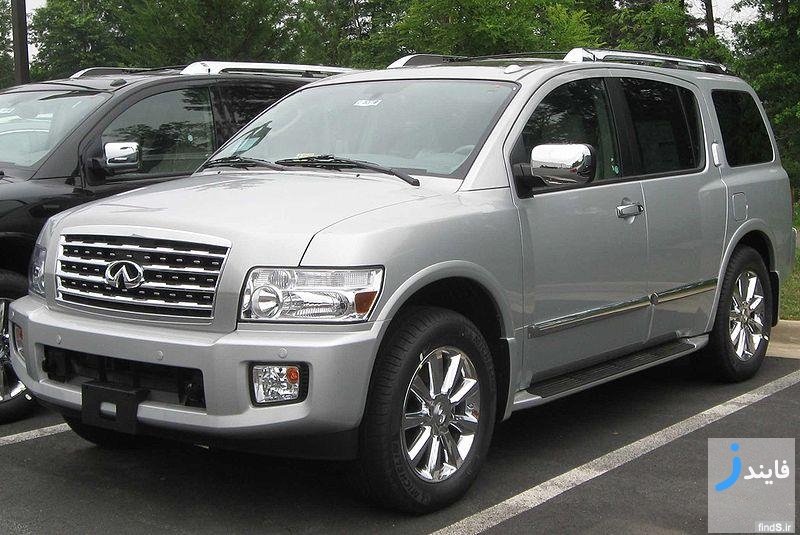 مشخصات فنی و تصاویر شاسی بلند لوکس اینفینیتی QX56 + قیمت روز
