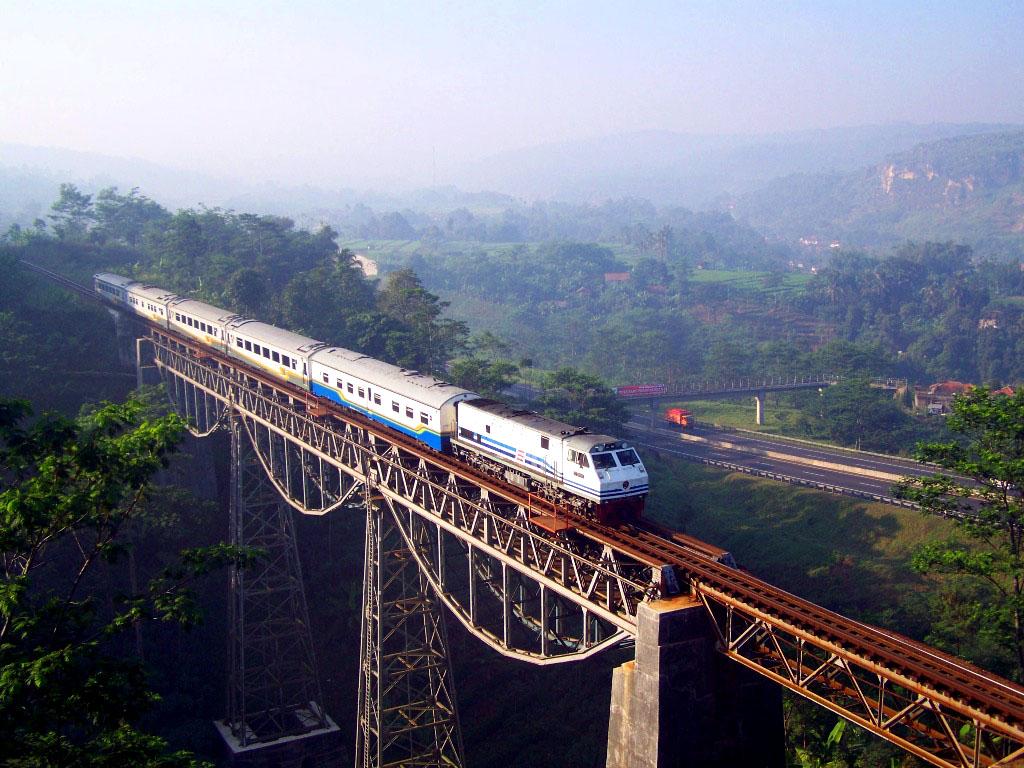 Argo Gede Train Railroad – Indonesia
