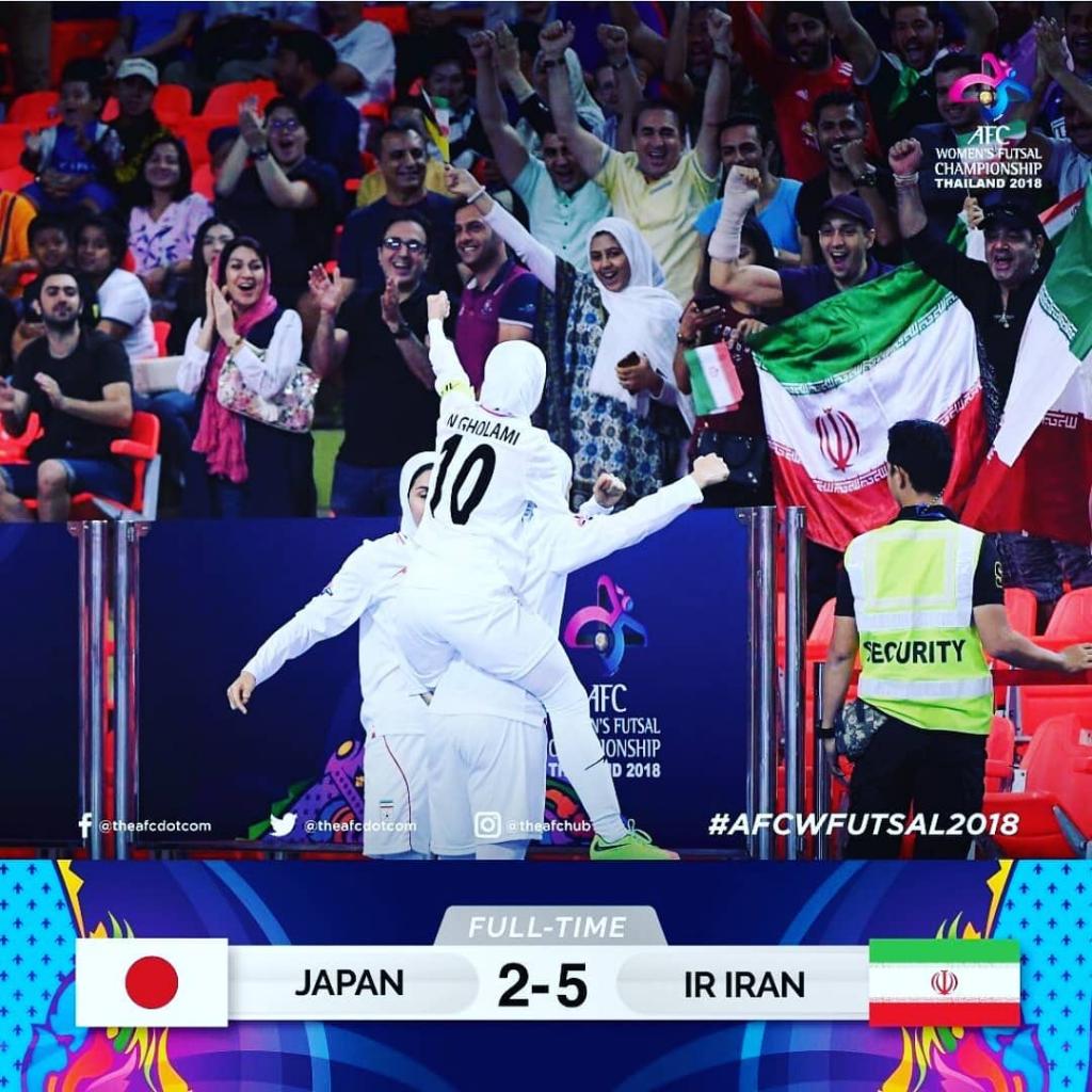 تیم فوتسال زنان ایران قهرمان فوتسال آسیا 2018 شد