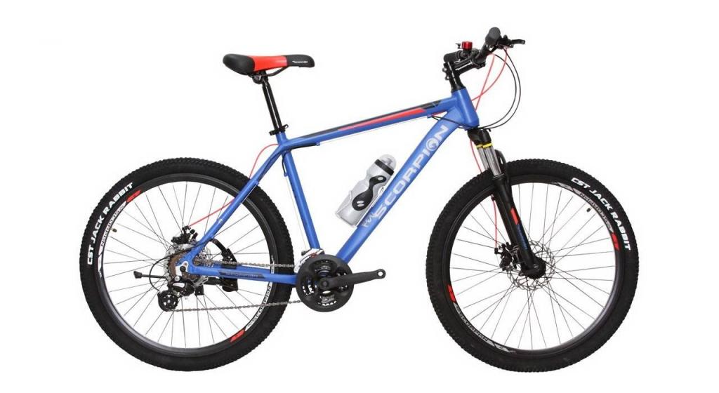 دوچرخه کوهستان اسکورپیون مدل Rs 260 Ys 7351 Matt Blue سایز 26 Scorpion