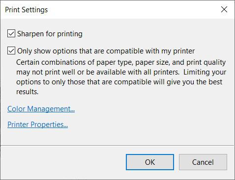 printer sitting