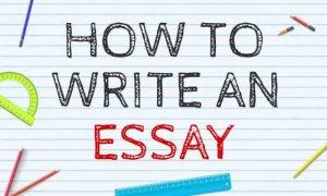 how to write essay