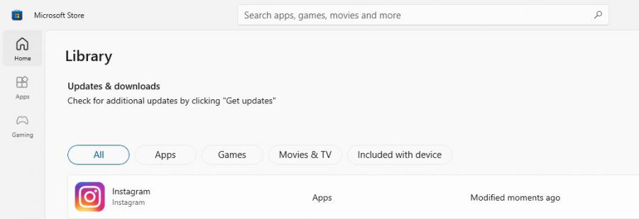 برنامه Windows Store