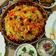 آموزش کامل پخت هویج پلوی شیرازی برای 6 الی 8 نفر