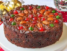 طرز تهیه کیک میوه خوشمزه (Fruit cake) | آموزش پخت بهترین کیک میوه در خانه