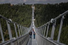 درازترین پل معلق جهان در جمهوری چک افتتاح شد