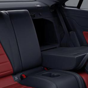  E 450 Coupe in Classic Red/Black Nappa leather 