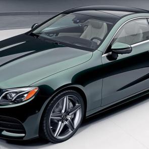  E 450 Coupe in Emerald Green with AMG Line 