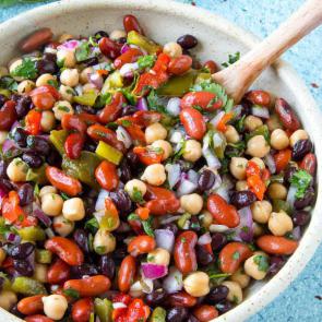عکس سالاد لوبیا | Bean salad