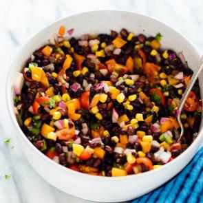 سالاد لوبیای سیاه تازه | Fresh Black Bean Salad