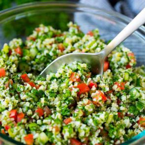 سالاد تبوله | tabbouleh salad