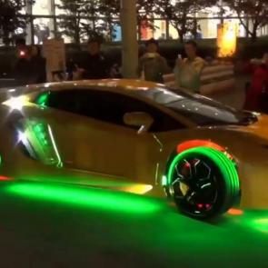 The most beautiful display of Lamborghini cars in the world