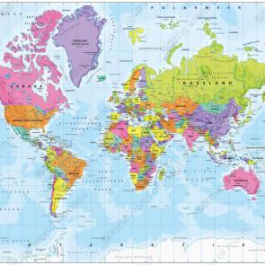 نقشه جهان | برگرفته از وب سایت theworldofmaps.com