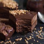 Chocolate ganache mousse cake