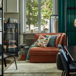 A stylish living room and bedroom in one | چیدمان اتاق نشیمن ایکیا 2021 3#