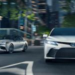 camry XSE Hybrid shown in Celestial Silver Metallic and Midnight Black Metallic roof