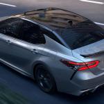 2024 camry XSE Hybrid shown in Celestial Silver Metallic and Midnight Black Metallic roof