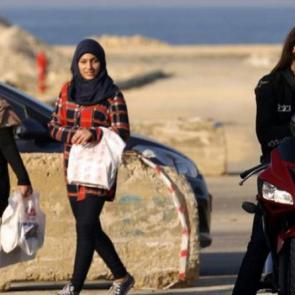#1 Motorcycling Lebanese women