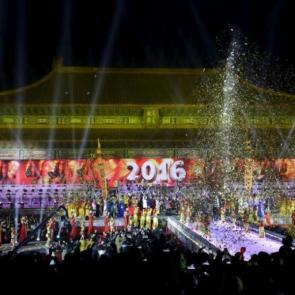جشن سال نوی میلادی در پکن - عکس از رویترز