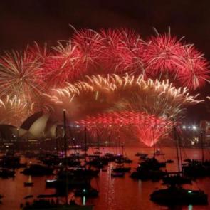 آتش بازی سال نوی میلادی در سیدنی استرالیا - reuters