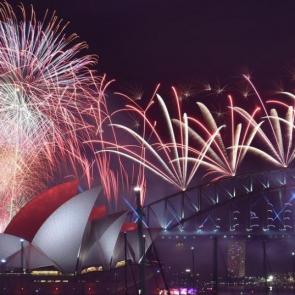 جشن سال نوی میلادی در سیدنی استرالیا - عکاس : سعید خان - AFP/Getty Images