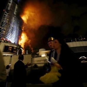 #2 آتش سوزی در هتل آدرس دبی / REUTERS/Ahmed Jadallah