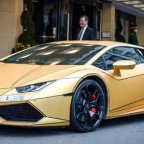 gold coated luxury cars #2