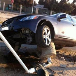 Lexus Kuwait Dealership Accident