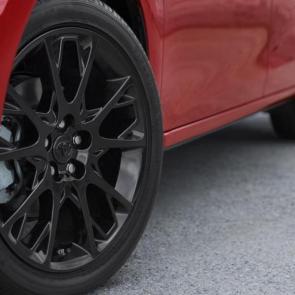 Corolla Special Edition 17-in. alloy wheel with gloss-black finish.