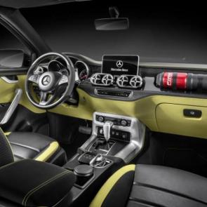 Mercedes-Benz X-Class pick-up concept interior #9