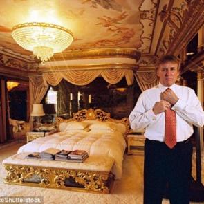 عکسی از اتاق خواب ترامپ