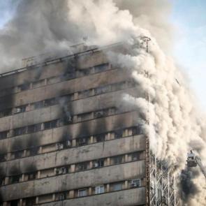 آتش سوز و فروریختن ساختمان پلاسکو #5