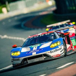A half century after Ford’s historic win at the 24 Hours of Le Mans, four new Ford GTs took to the track piloted by some of the best endurance racers in the world.