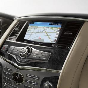 2018 INFINITI QX80 SUV Interior | Navigation system featuring INFINITI InTouch