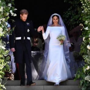 تصاویر عروسی مگان مارکل و پرنس هری #16<br />
Photograph: Ben Stansall/AFP/Getty Images