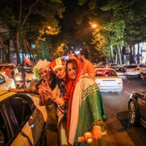 آلبوم عکس بازی ایران و مراکش در جام جهانی 2018 + شادی مردم #7