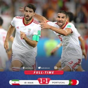 آلبوم عکس بازی ایران و پرتغال در جام جهانی روسیه 2018 #12