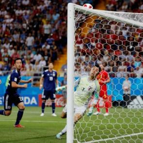 تصاویر بازی ژاپن با بلژیک در جام جهانی 2018 روسیه #8
لحظه به ثمر رسیدن گل اول تیم بلژیک