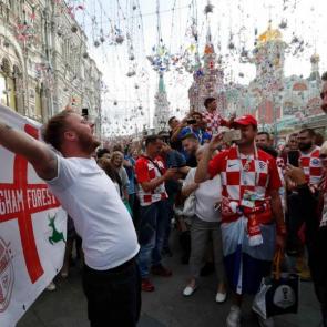آلبوم عکس بازی کرواسی و انگلیس در نیمه نهایی جام جهانی 2018 روسیه #17