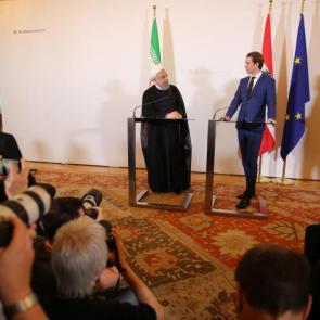 آلبوم عکس حسن روحانی / نشست خبری مشترک با صدراعظم اتریش